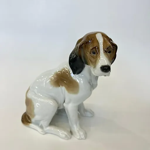 Коллекционная старинная скульптура "Гончая" - View 3