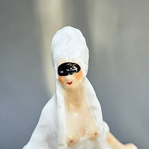 Скульптурная группа "Пьеро и Коломбина" Франция 1920 год - View 7