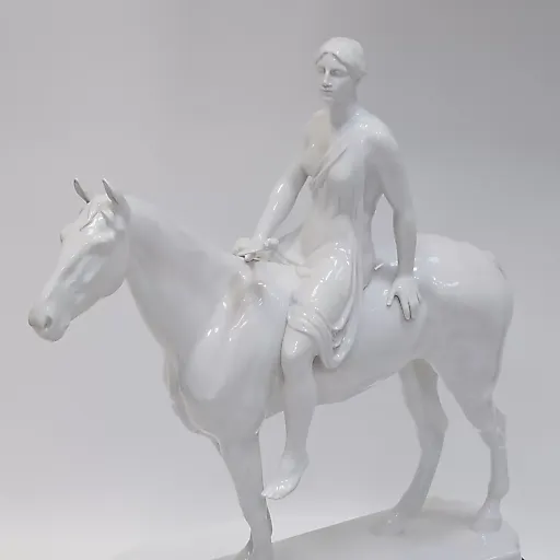 Фигурка «Амазонка» Ар деко 1920 годы KPM Берлин - View 16