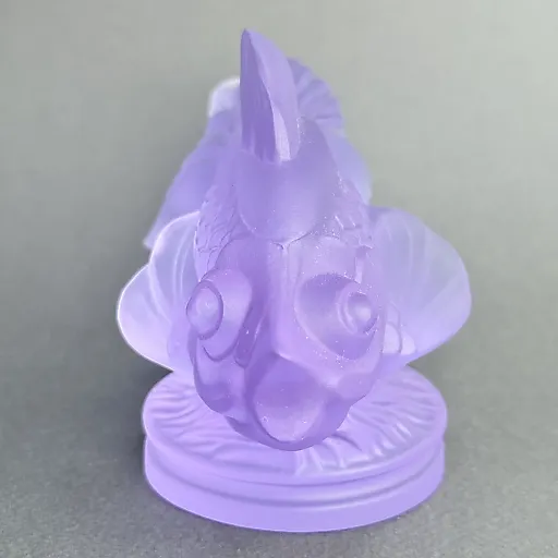 Gold Fish из аметистового стекла дизайн 1930г. Г. Хоффманн Чехия 21 в - View 4