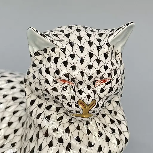 Фигурка Кошка лежащая Herend 1960-1970 гг Венгрия - View 2