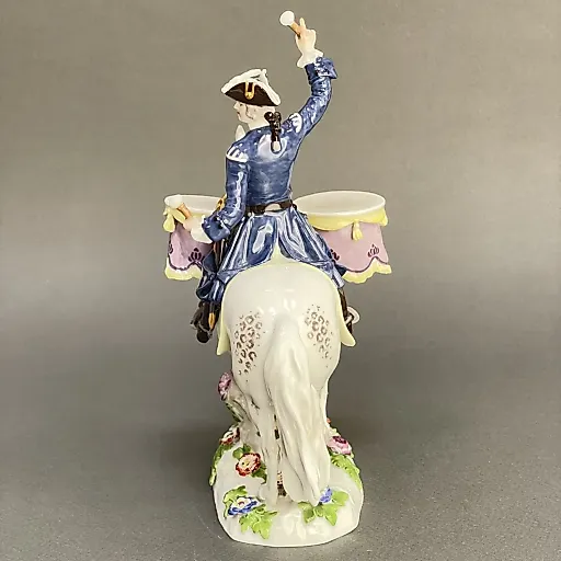 Редкая статуэтка Литаврист на лошади - View 8