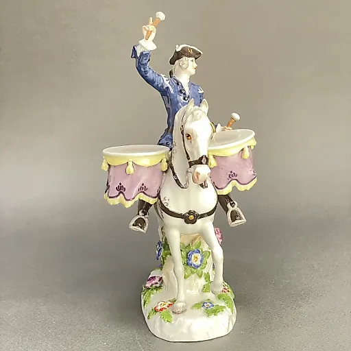 Редкая статуэтка Литаврист на лошади - View 6