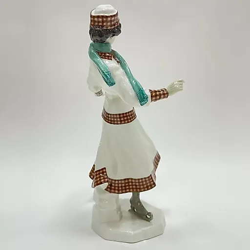 Статуэтка "Фигуристка" около 1910 г - View 6