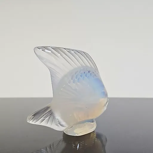 Хрустальная рыбка белого оттенка - View 10