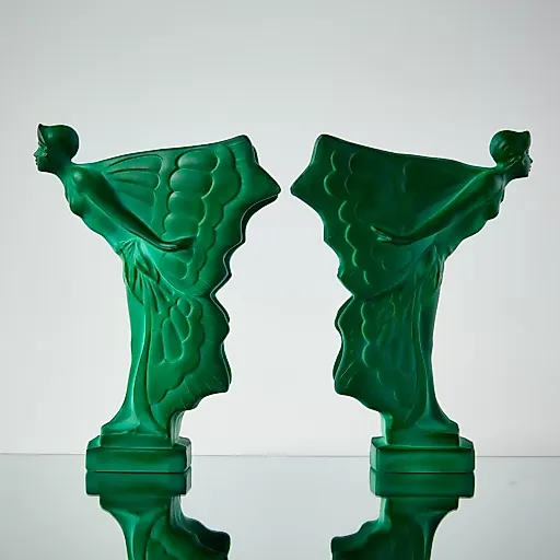 Статуэтка из малахитового стекла "Nude Flying Lady" - View 13