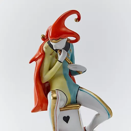 Лимитированная серия! Статуэтка "Арлекин в красном" из серии «Карнавал» - View 5