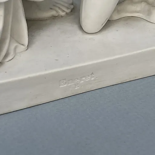 Скульптурная группа Юпитер и Ганимед Королевского Копенгагенского Бисквитного Фарфора вторая половина 19 века - View 2