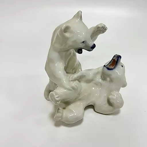 Статуэтка Два белых медведя. Роял Копенгаген - View 4