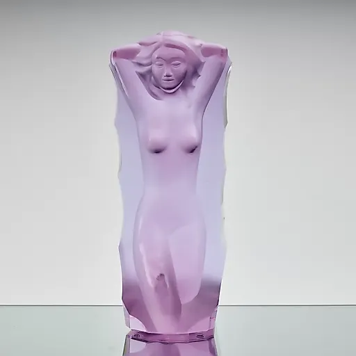 Статуэтка пресс-папье из аметистового стекла из коллекции Ingrid. Модель 1935 г. - View 2