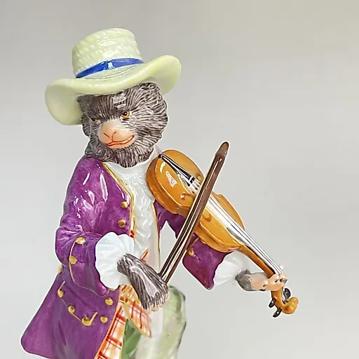 Лучшее предложение! Статуэтка "Обезьяна скрипач" №6 в серии обезьяний оркестр 1996 г Германия - View 3