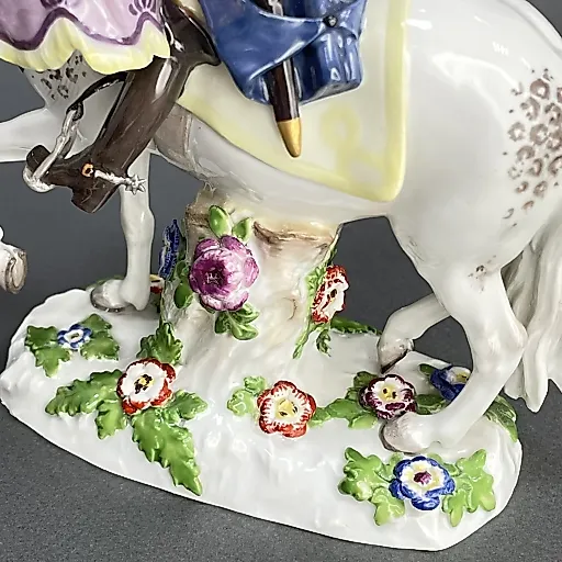 Редкая статуэтка Литаврист на лошади - View 4