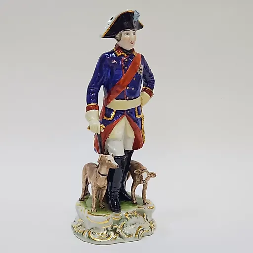 Редкая фарфоровая фигура - Фридрих Великий la courtille - View 4