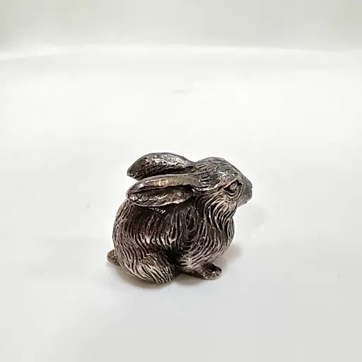 Фигурка серебряная Заяц - View 2