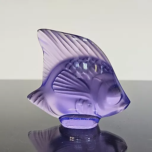 Хрустальная рыбка фиолетового оттенка - View 5