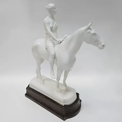 Фигурка «Амазонка» Ар деко 1920 годы KPM Берлин - View 8