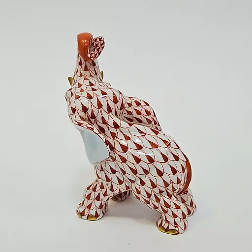Статуэтка красный слон - View 3