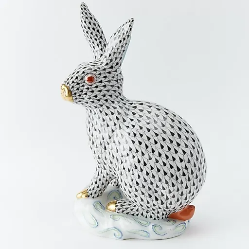 Коллекционная фарфоровая статуэтка "Заяц" - View 2