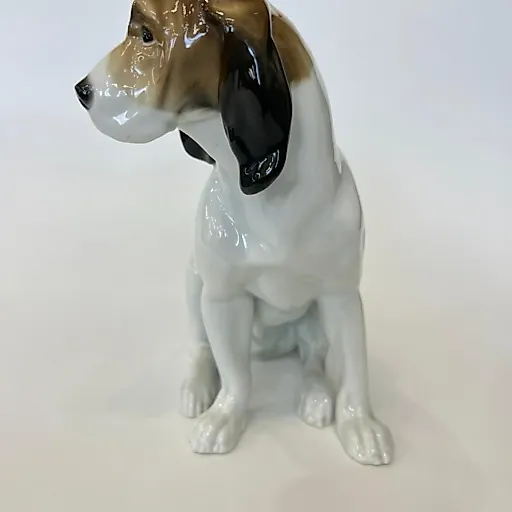 Коллекционная старинная скульптура "Гончая" - View 4