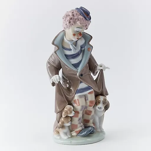 Фарфоровая статуэтка клоун с собаками "Surprise" - View 7