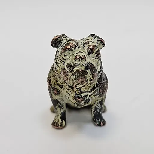Фигурка Французский бульдог венская бронза - View 3