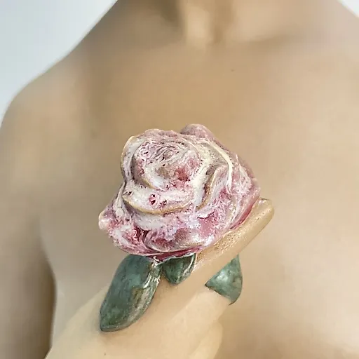 Фарфоровая скульптура LLADRO «Обнаженная девушка и роза» 1978 г Испания - View 8