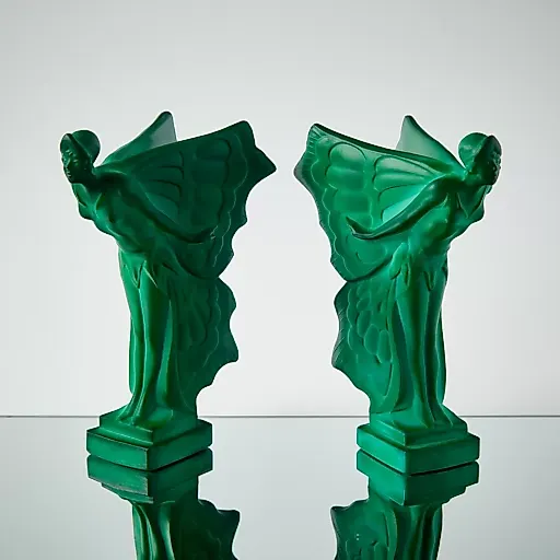 Статуэтка из малахитового стекла "Nude Flying Lady" - View 12