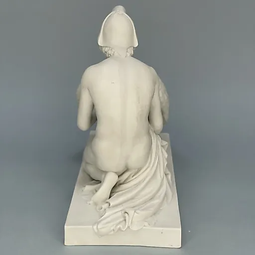 Скульптурная группа Юпитер и Ганимед Королевского Копенгагенского Бисквитного Фарфора вторая половина 19 века - View 6