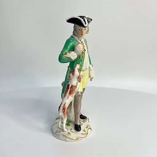 Старинная статуэтка "Охотник" - View 2