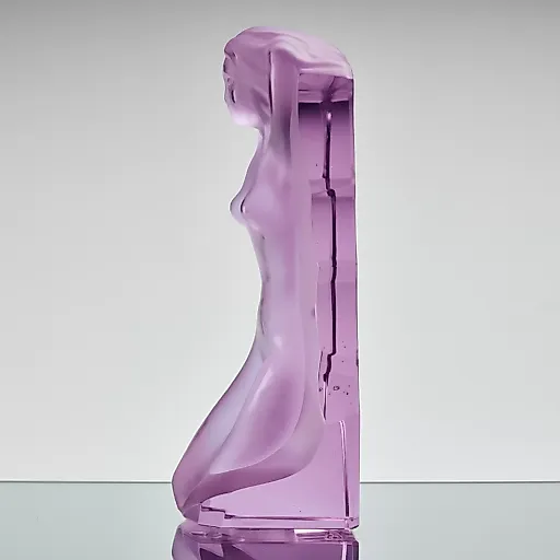 Статуэтка пресс-папье из аметистового стекла из коллекции Ingrid. Модель 1935 г. - View 3