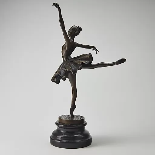 Бронзовая статуэтка Балерина в стиле Арт-деко - View 4