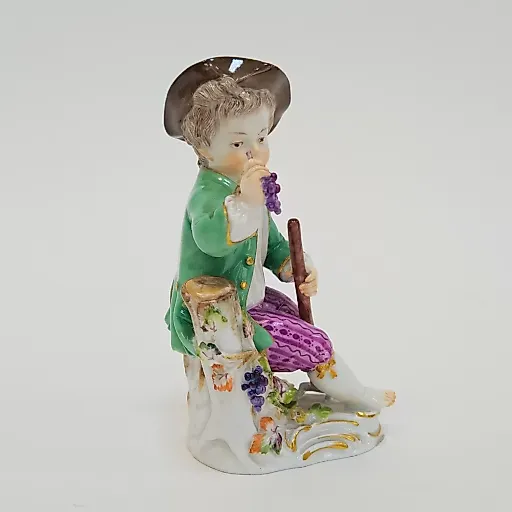 Статуэтка Садовник мальчик с виноградом - View 5