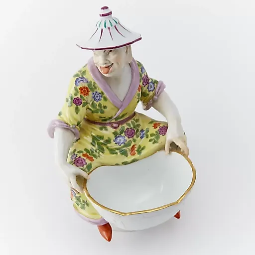 Антикварная емкость для специй "Китаец на раковине" - View 6