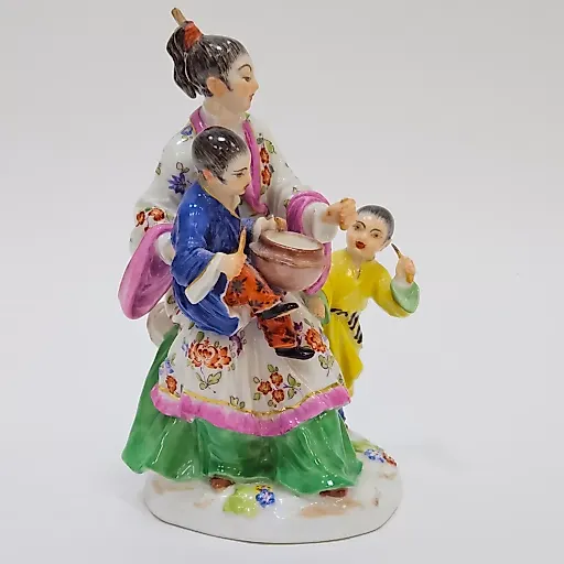 Фигурка Японка с детьми 1900 гг - View 5