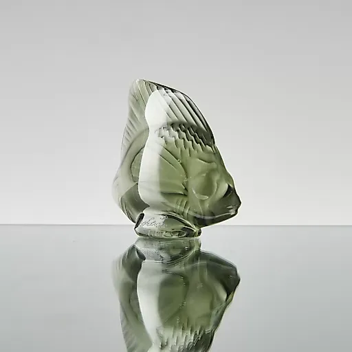 Хрустальная рыбка зеленого оттенка - View 9