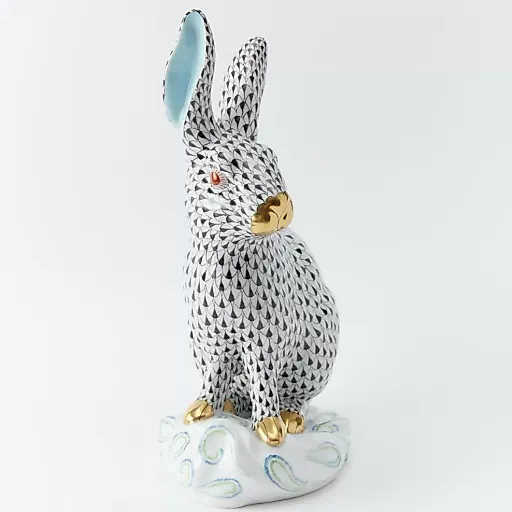 Коллекционная фарфоровая статуэтка "Заяц" - View 4