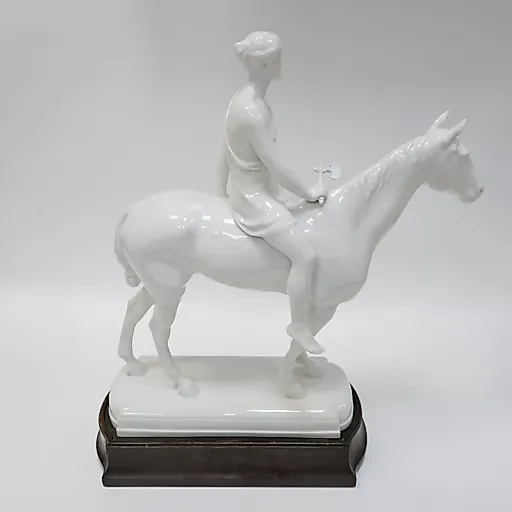 Фигурка «Амазонка» Ар деко 1920 годы KPM Берлин - View 10