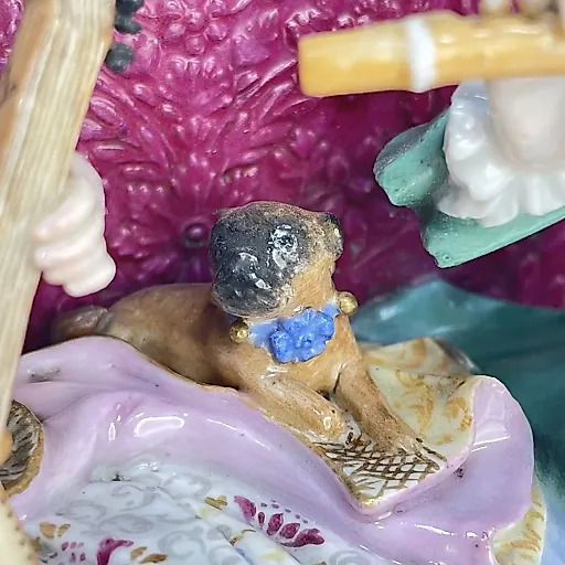 Скульптурная группа "Музыканты на банкетке" конец 19 века - View 4