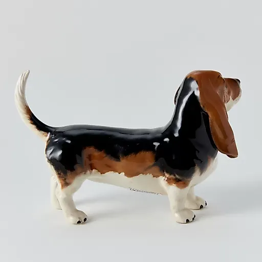 "Бассет-хаунд" с ручной росписью - View 4