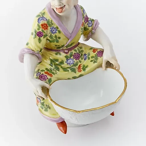 Антикварная емкость для специй "Китаец на раковине" - View 5