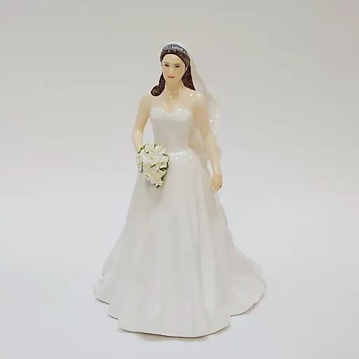 Пара фигурок ROYAL DOULTON День королевской свадьбы Принца Уильяма и Кейт Мидлтон - View 2