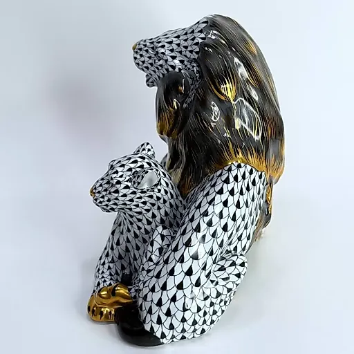 Редкая фигурка "Лев с львицей" Идеальный подарок для знака зодиака - Лев - View 3