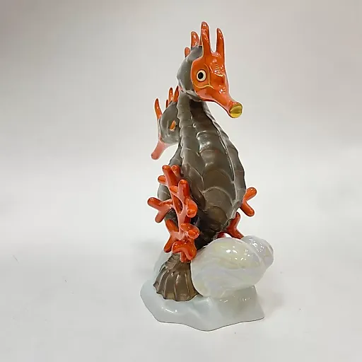 Фигурка редкая "Морские коньки с кораллами" Herend 1990 гг - View 6