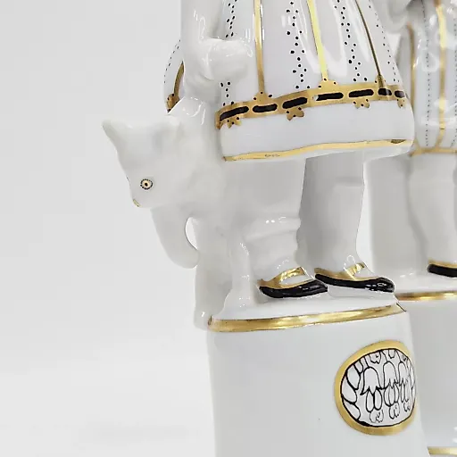 Пара статуэток "Девочка и мальчик" ар деко - View 6