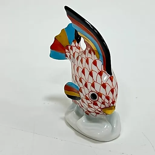 Фигурка Рыбка Херенд дизайн fishnet - View 2