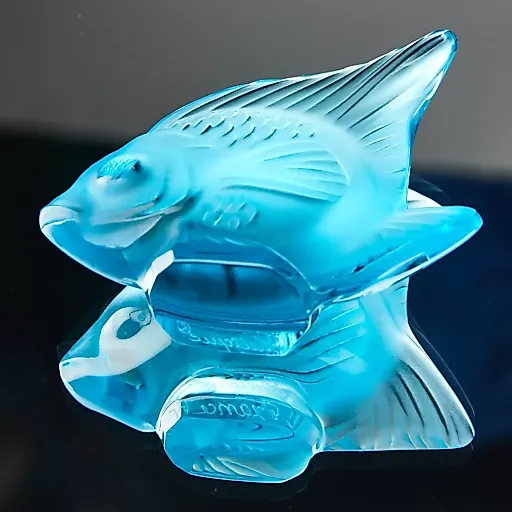 Хрустальная рыбка бирюзового оттенка - View 13