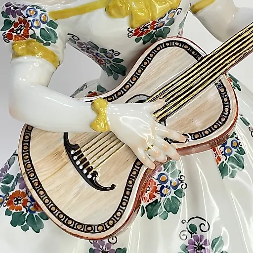 Статуэтка Лютнистка Кэйт Хян модель Эриха Хезеля Германия 1908-1910 г - View 6