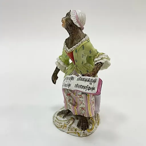 Статуэтка "Обезьяна с нотами" 1900е г - View 3