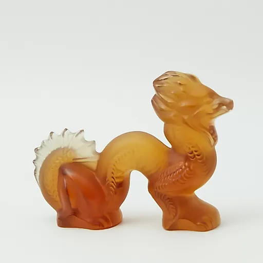 Фигурка Дракон янтарного цвета - View 7