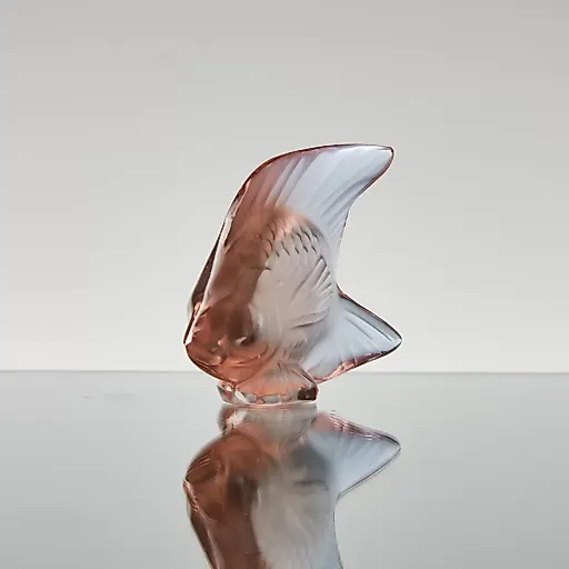 Хрустальная рыбка дымчатого оттенка - View 5